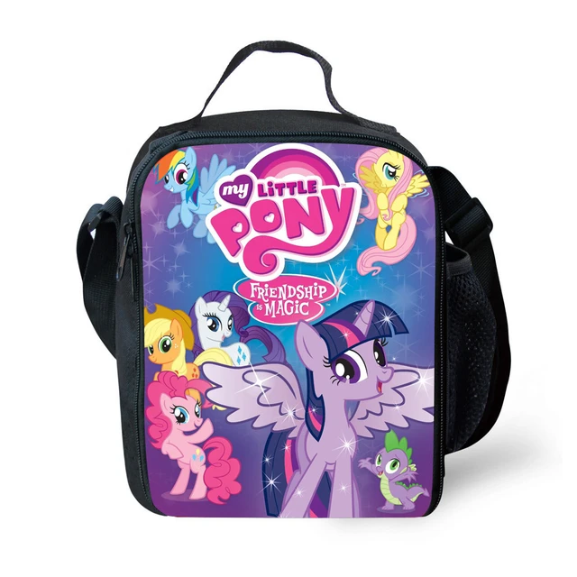 My Little Pony Unicorn Insulated Lunch Bag Tote Thermos Cooler Food School  Lunchbox Reusable Snack Bag for Girls Boys Picnic - AliExpress