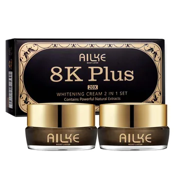 AILKE Whitening Face Cream, Antioxidant, Reduce Dark Spots, Inhibit Melanin, Anti-aging, With Collagen, Niacinamide, Glutathione 1