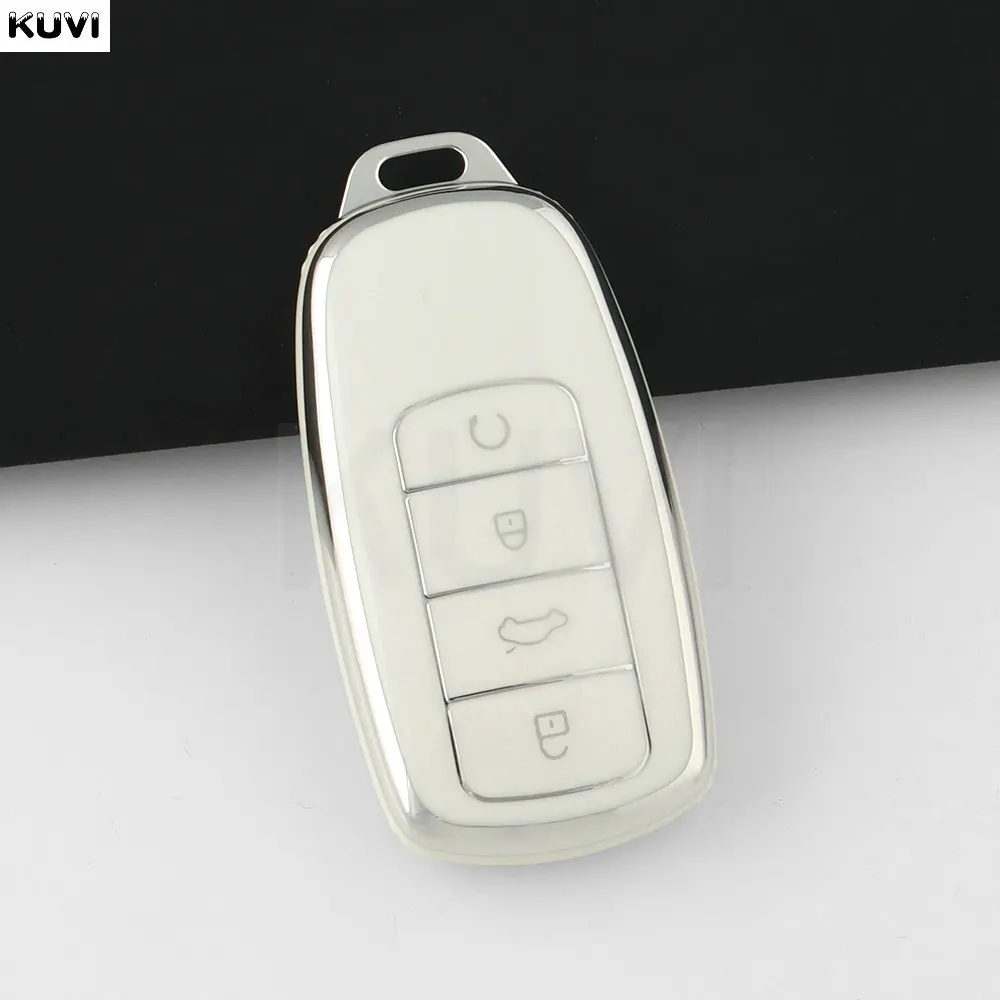 10-Piece TPU Car Key Case Protector Set
