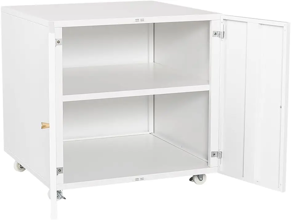 TH-00054-3 Mobile File Cabinet, 23.6inch, White