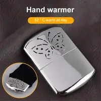 Zinc Alloy Pocket Long-life Ultralight Hand Warmer Indoor & Outdoor Small Handy Warmer Heater Handy Warmer Heater Pocket Warmer 6