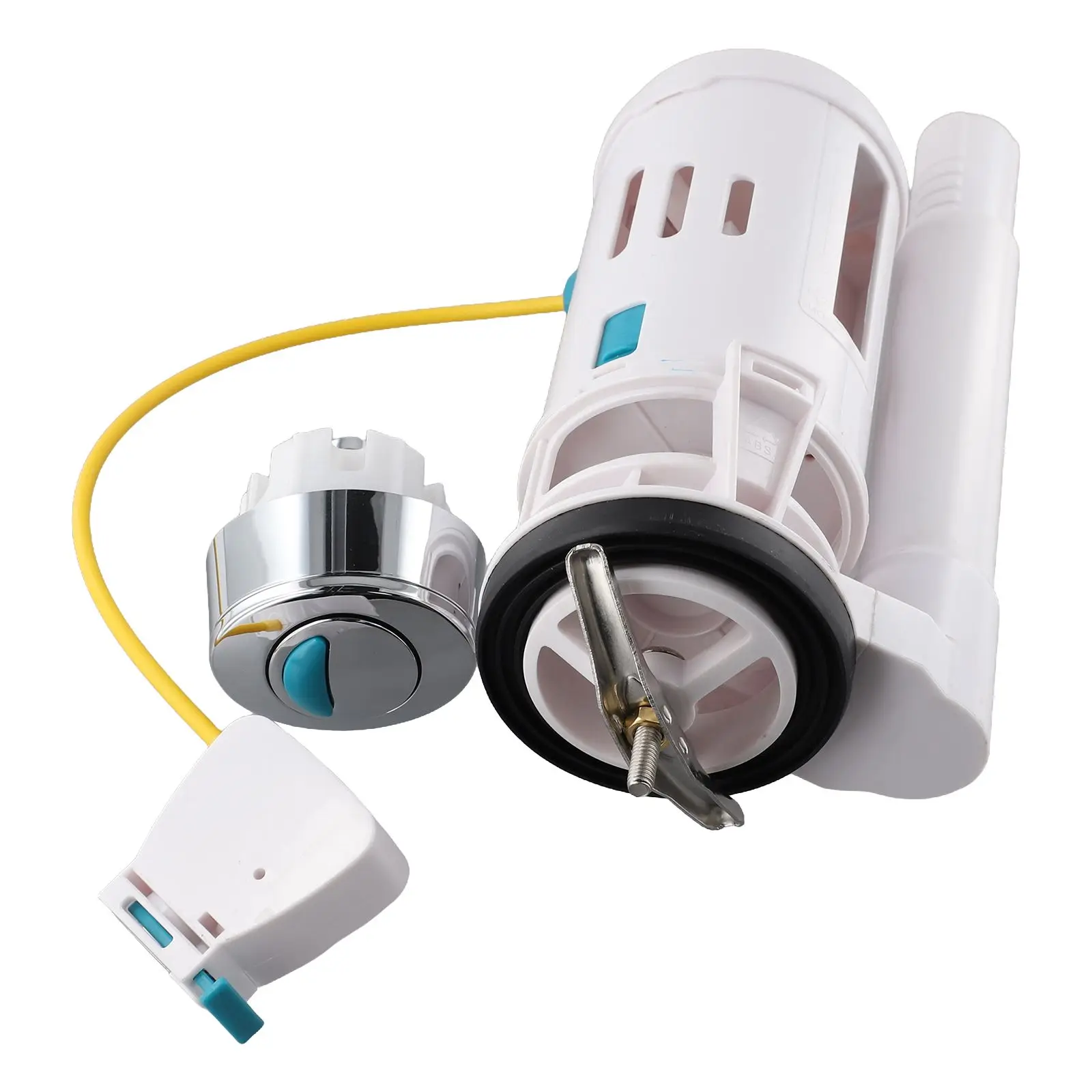 【Trending Now】 Easy Installation Toilet Repair Toilet Cistern Flush Parts Suitable For Plastic Water Wire-controlled Drain Valve.