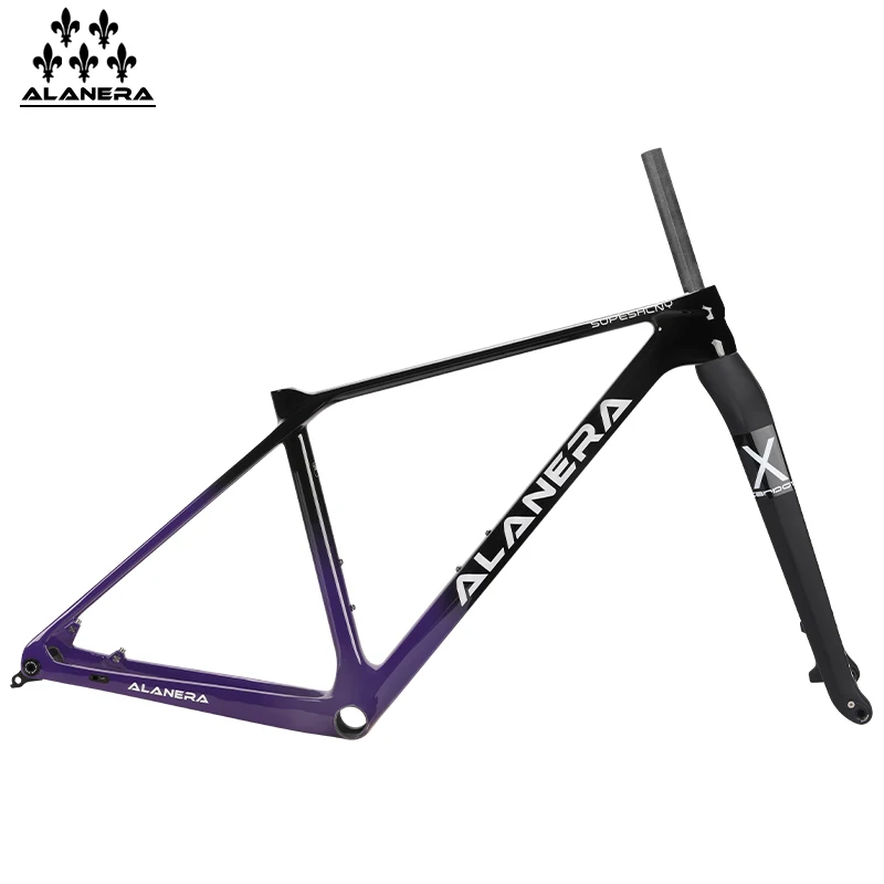 알라네라 올카본 프레임 29인치 산악자전거 프레임 UDH 테일훅 부스트 MTB 프레임 148 오픈 기어 다크 나이트 퍼플