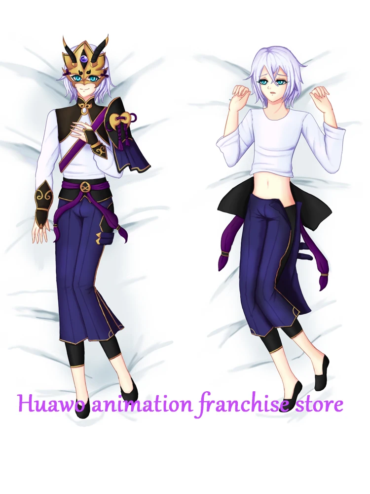 

Подушка Dakimakura в стиле аниме, яркая обложка для девушек, украшение на Хэллоуин и Рождество, 2023