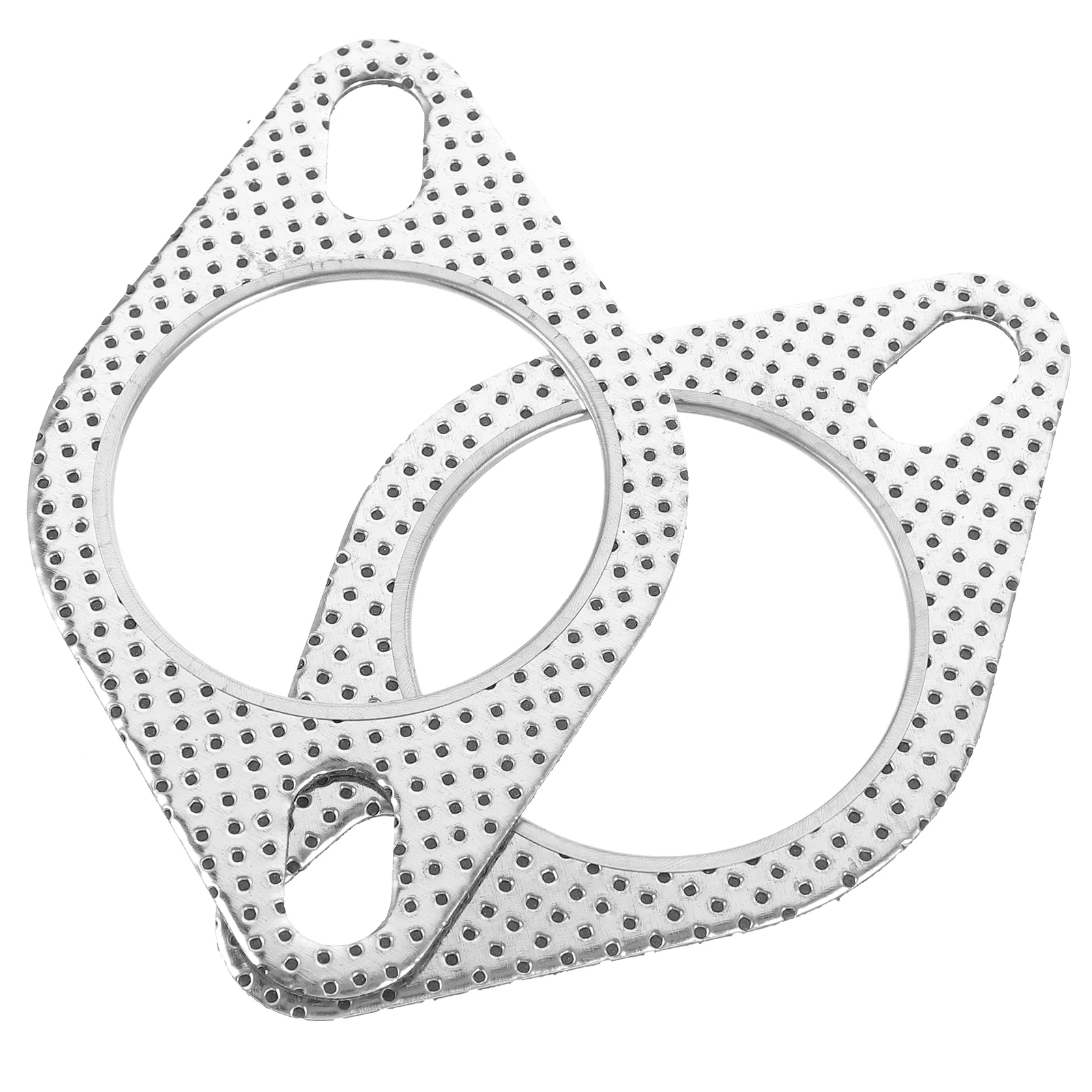 2 Pcs Muffler Gasket Exhaust Flange for Manifold Car Accessories Washers Metal Replacement Pipe