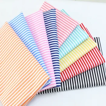 160x50cm Pure cotton fabric, fruit colored striped printed fabric, twill fabric, handmade DIY fabric, bed sheets sewing cloth 1