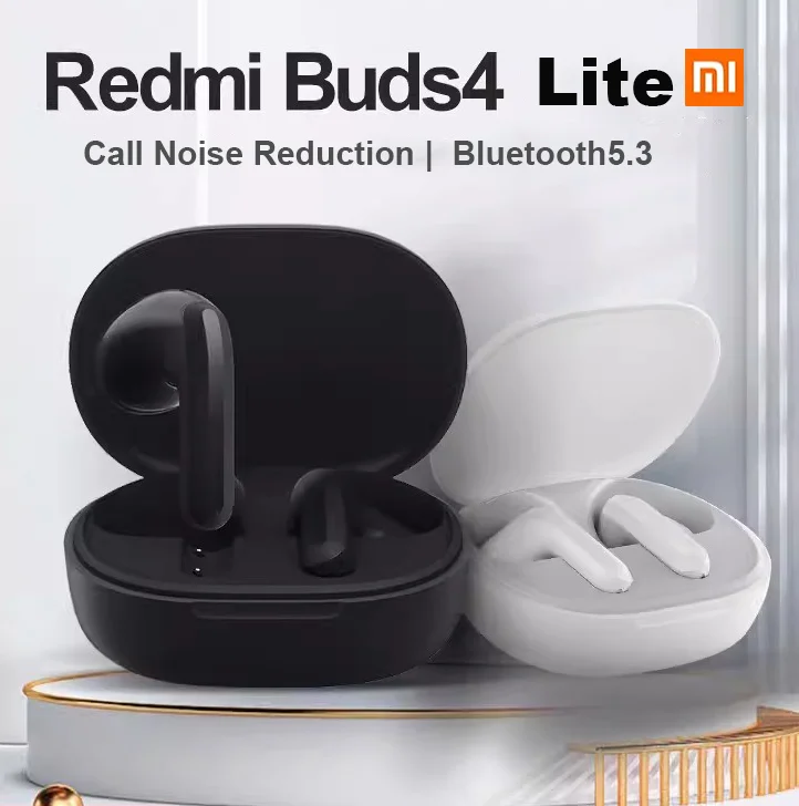 

Original Xiaomi Redmi Buds 4 Lite Wireless Bluetooth earphones TWS Headphones BT 5.3 Call Noise Cancelling 20 Hours Battery Life