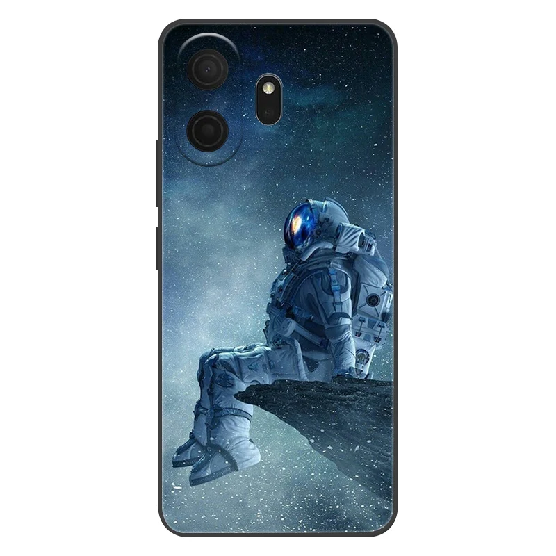 Luxury Silicone Space Painted Soft Bumper Phone Cover TPU