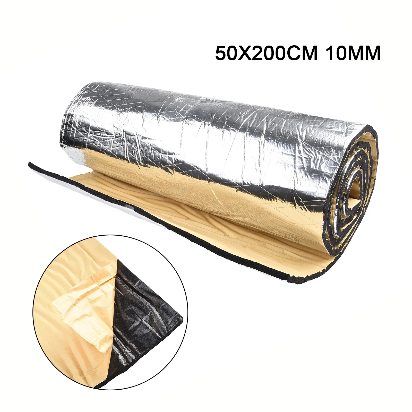 Telaio Per: Tappetino In Schiuma Per Porte 1 Rotolo Isolamento Termico 10Mm 10Mm * 50Cm * 200Cm Calore Fonoassorbente Per Auto