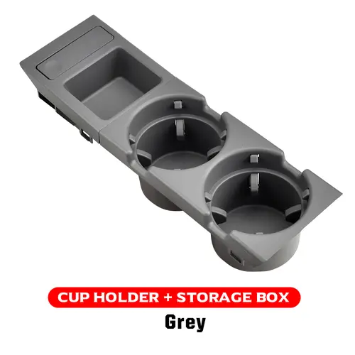 New Double Hole Car Styling Front Center Console Storage Box Coin + Cup Holder For Bmw 3 Series E46 323i 318I 98-06 51168217953 - Image 15