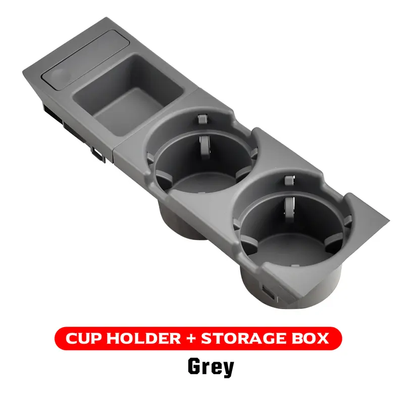 New Double Hole Car Styling Front Center Console Storage Box Coin + Cup Holder For Bmw 3 Series E46 323i 318I 98-06 51168217953 - Image 15