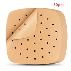 Premium Perforated Air Fryer & Baking Paper Liners - 50/100 Pack (50pcs)