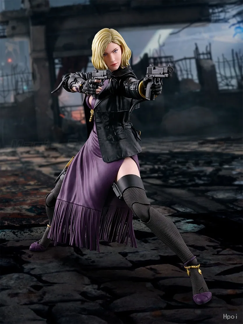 TEKKEN 3 Nina Williams 1/10スケールフィギュア 1998 Tekken 3 Nina Williams Action Figure EPOCH Loose