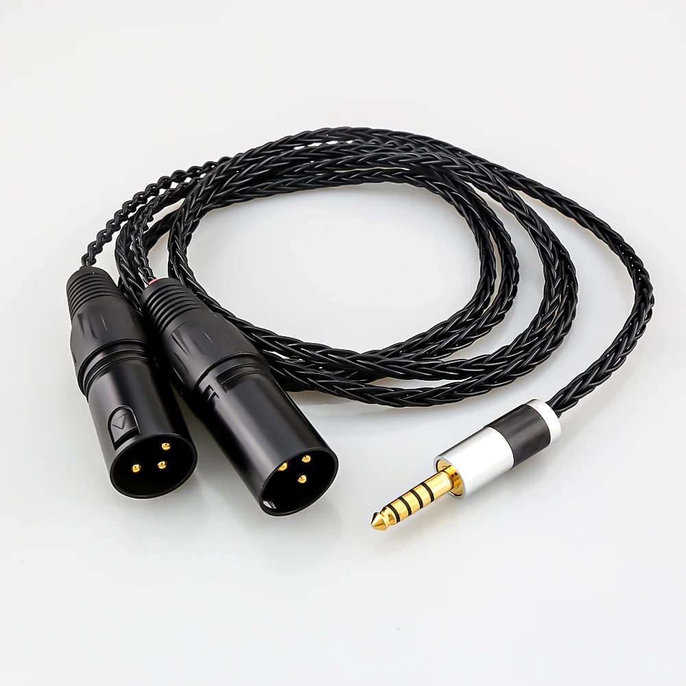 DIY 8 ھ ǹ  4.4mm 뷱 ̺, - 2x3  XLR 뷱    ̺ ڵ