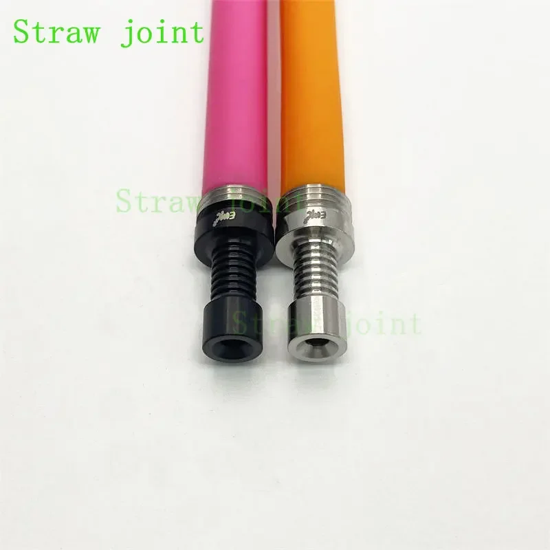510 Stainless Steel EMC Billet Box BB Interface Pipette Connector Straw Joint 1PCS pipette connector