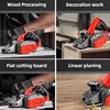 Woodworking Table Electric Planer 220V Mini Electric Wood Planer Electric Router Trimmer Inverted Table Planer Wood Cutting Tool 4