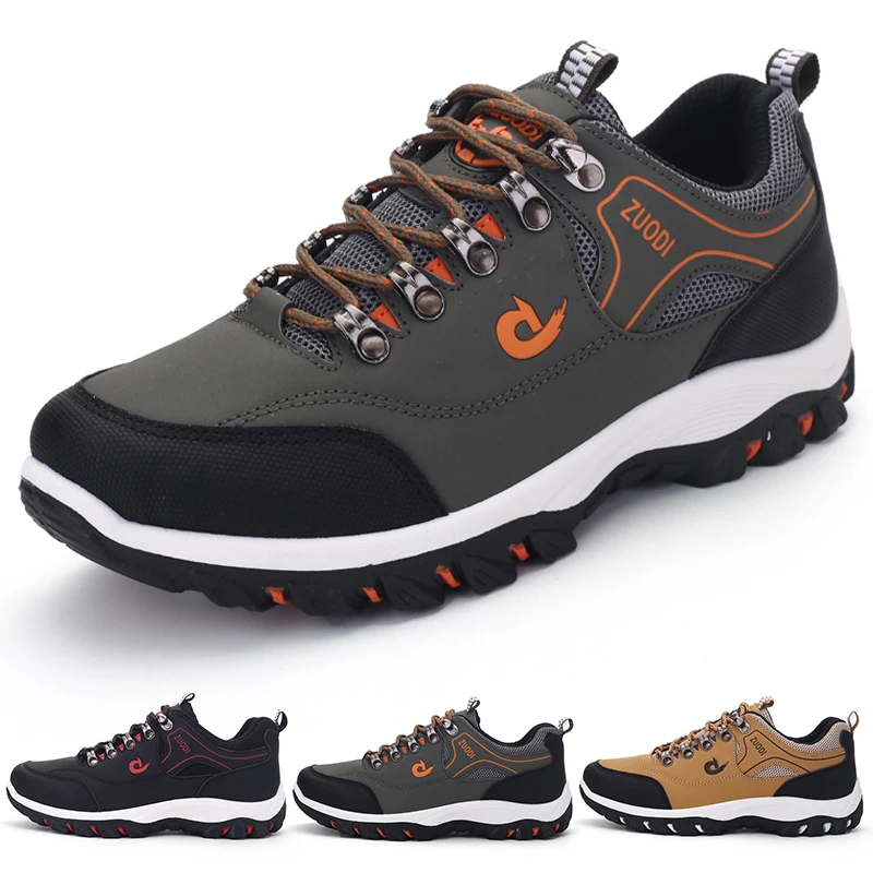 

New Men Shoes Waterproof Hiking Shoes Outdoor Lightweight Breathable Hiking Travel Shoes High Quality Men Sports Shoes 39#-48#