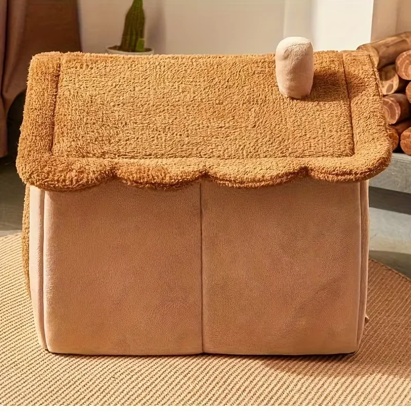 Pet Bed Cat And Dog House Nest Four-season Removable Washable For Small Dogs Cats