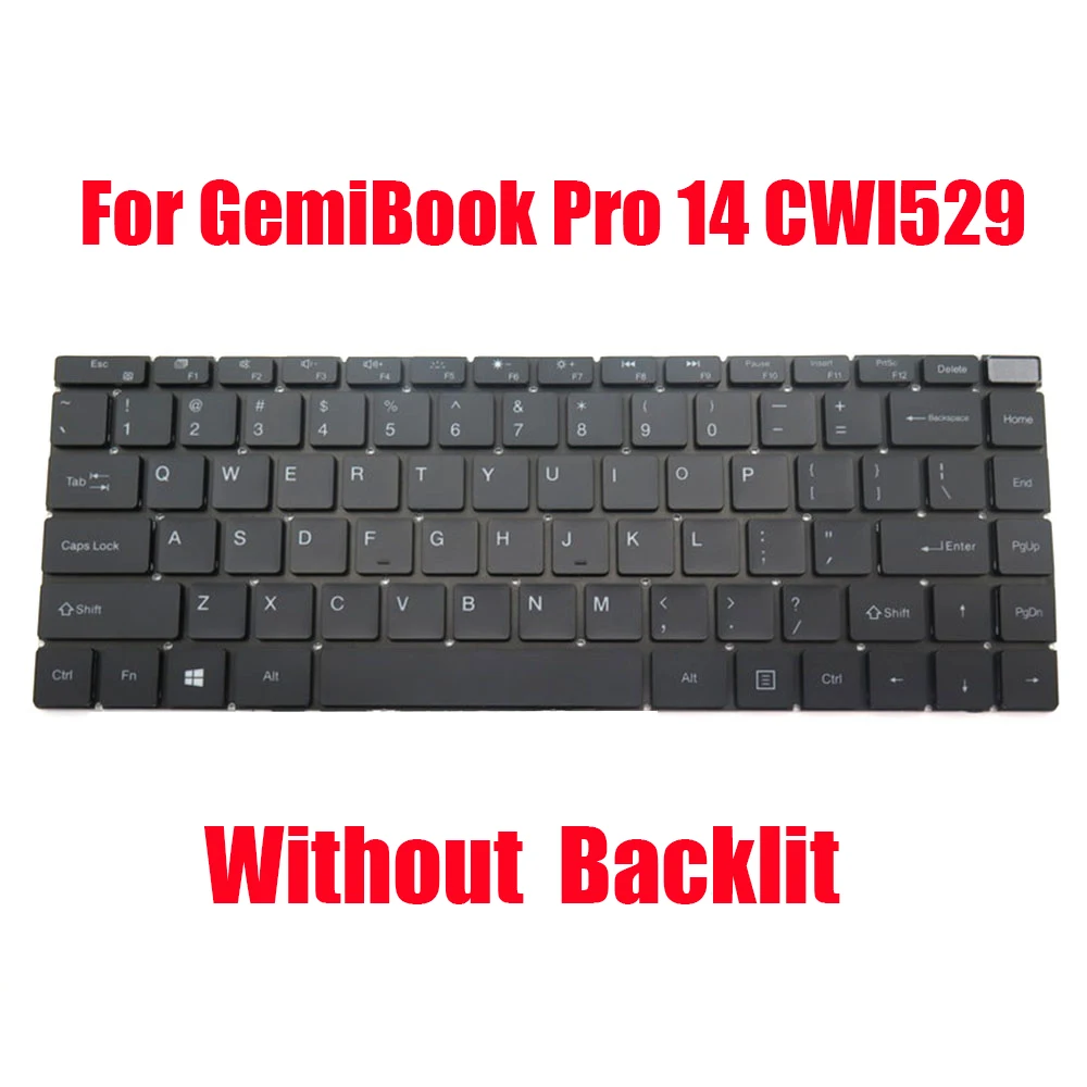 

Клавиатура для ноутбука Chuwi для GemiBook Pro 14 CWI529, английская, английская, черная, без подсветки, Новинка