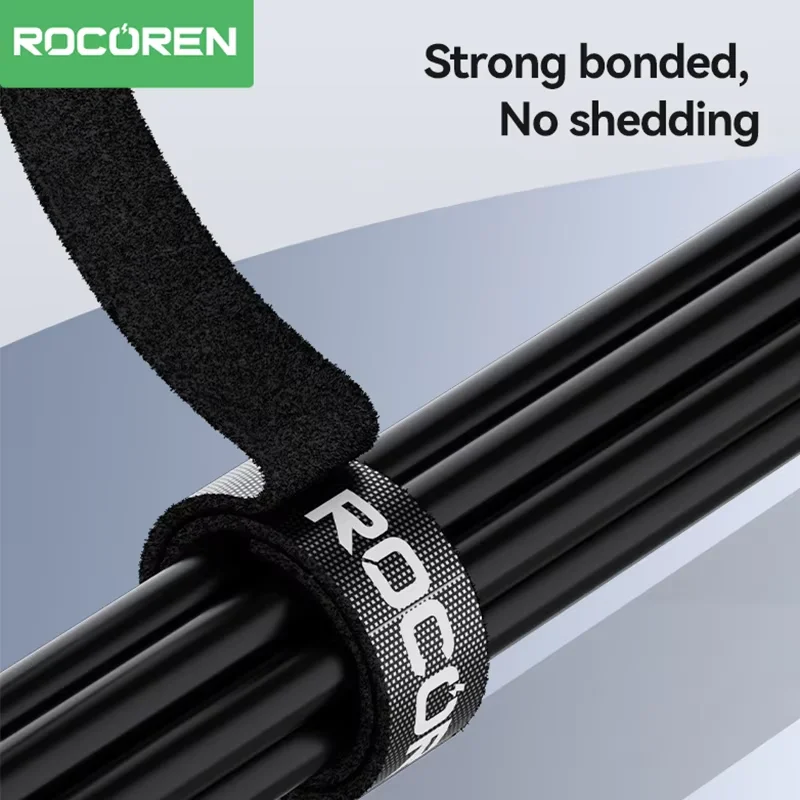 Rocoren منظم الكابلات اليد تمزيق سلك كابل اللفاف ق...