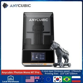 Impressora 3D de resina LCD ANYCUBIC DLP SLA Photon Mono 4, Photon Mono M7, M5s Pro, M7 Pro, Photon P1, Wash and Cure 3 Plus, Max