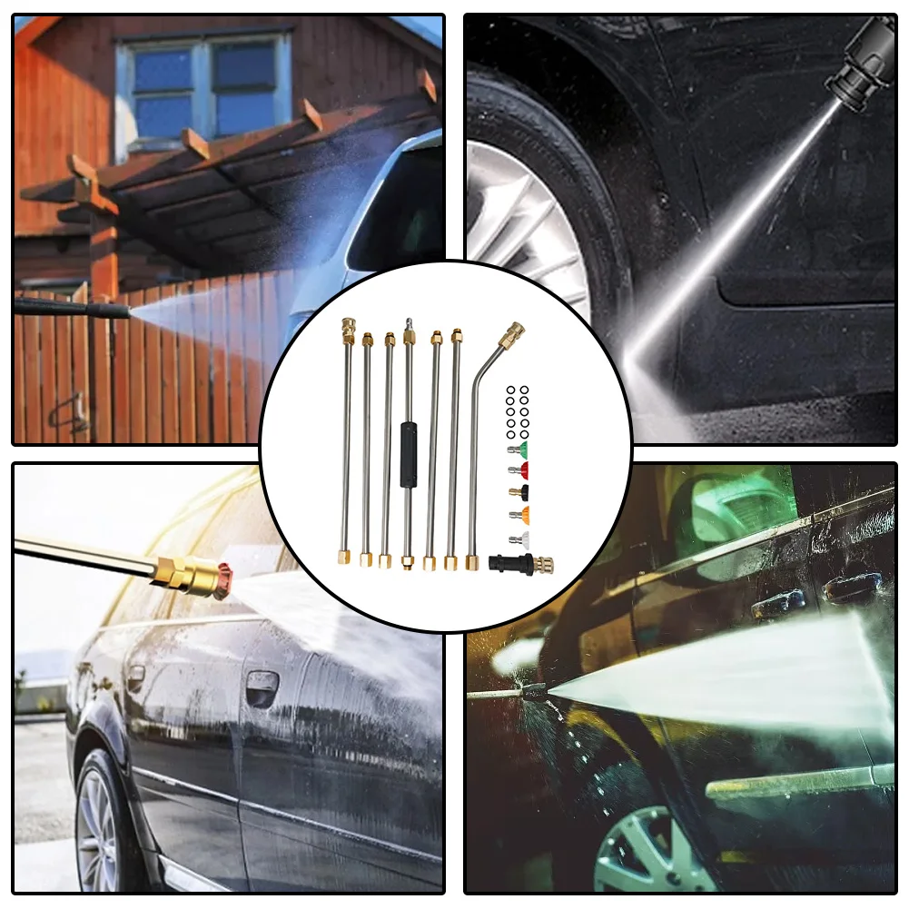 

Pressure Washer Extension Wands For Karcher K Series K2-K7 Replacement Attachment Parts Outdoor Nozzle Convenient