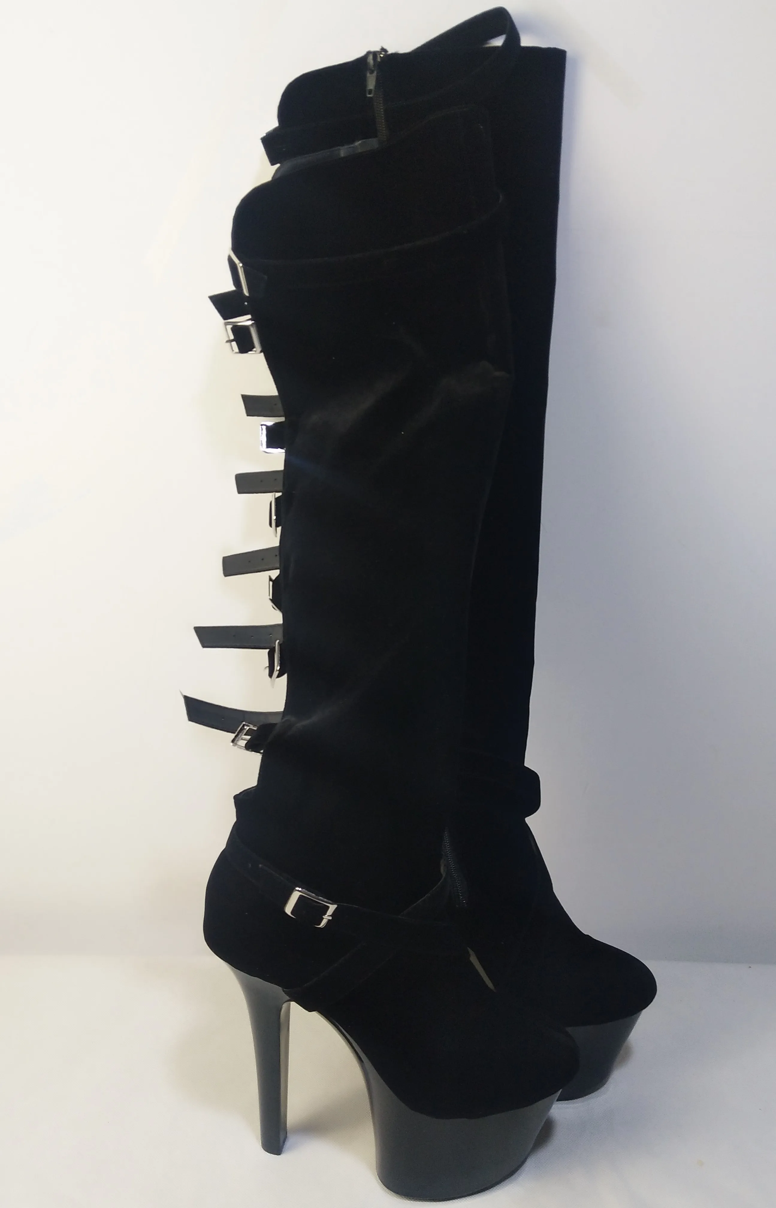 20cm pole dancing boots, 8-inch stilettos, over-the-knee boots for sexy nightclub women dance shoes