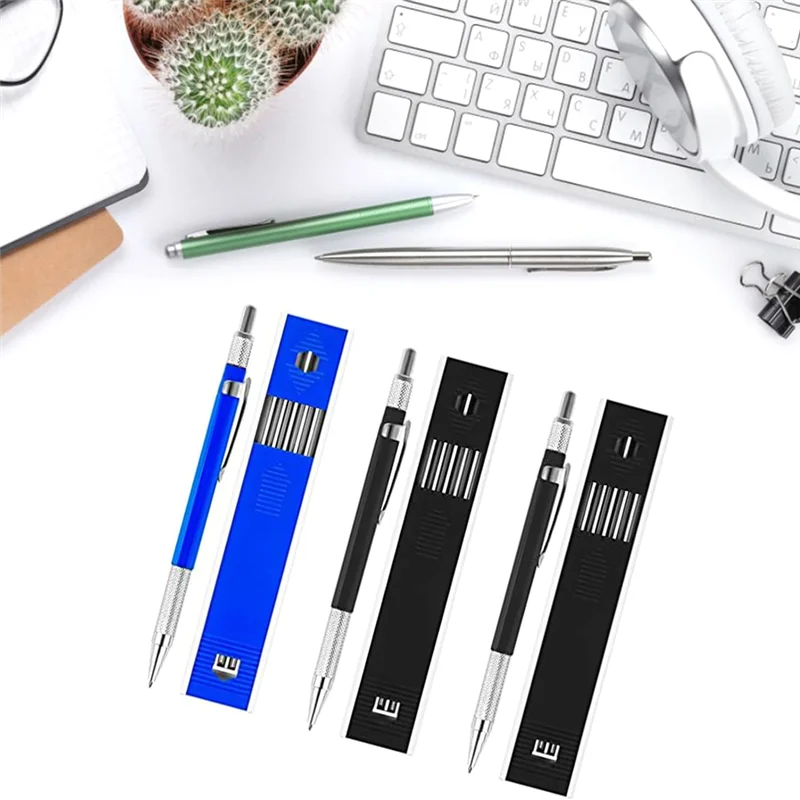 Mechanical Pencil 2Mm Mechanical Pencils And Pencil Leads As Shown With Refills For Drawing/Writing/Sketching/Mechanical