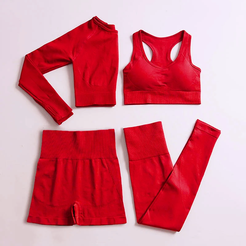 Energy Seamless Yoga Set Sport Outfit For Woman Gym Clothing Fitness Long Sleeve Crop Top High Waist Leggings Running Sportswear sports bra set,gym workout set,yoga pants set,yoga set,fitness set,sportswear set,sports set