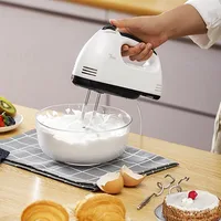 Electric Professional Handheld Blender Mixer Egg Beater Automatic Cream Blender Dough Cake Baking Pastry 2