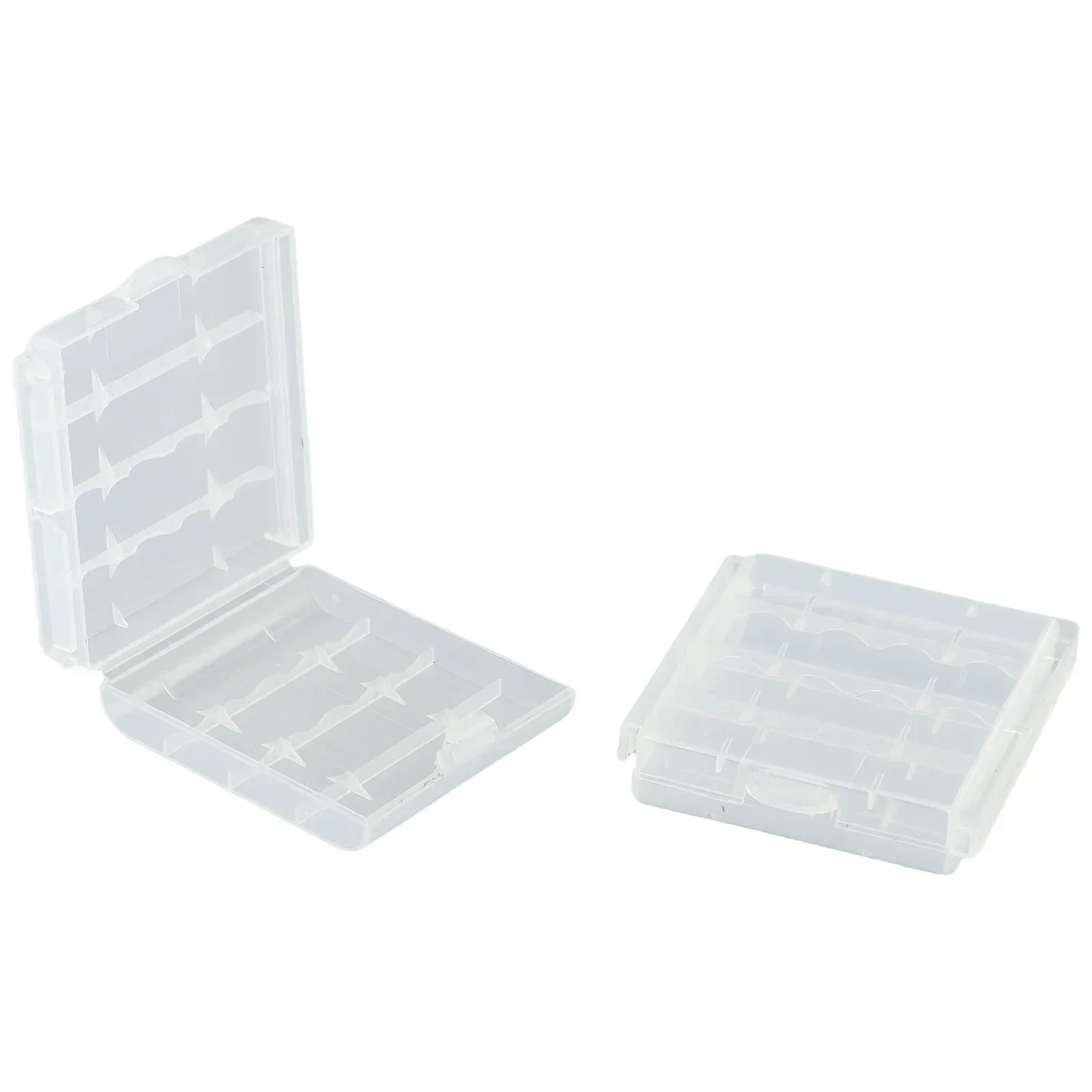 White Plastic Case Storage Box For AA/AAA Batteries Keep Your Batteries Clean And Protected Great For Travel And Camping