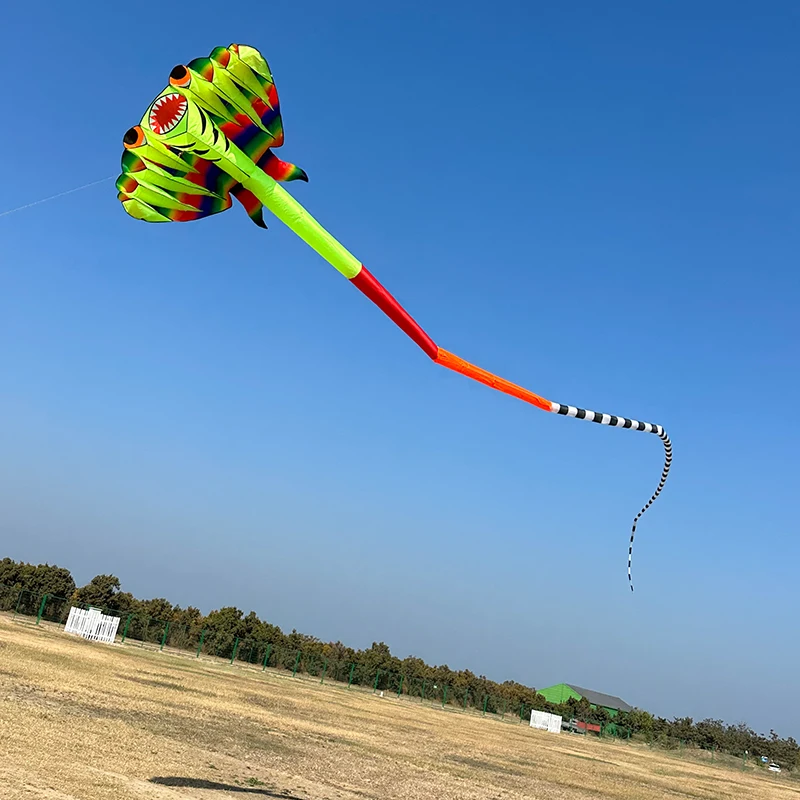 12.5M 3D Soft Ray Kite 9 Air Inlet Inflatable Large Animal Beach Professional Kites Easy To Fly Anti Tear Packaging Bag Cometas 4