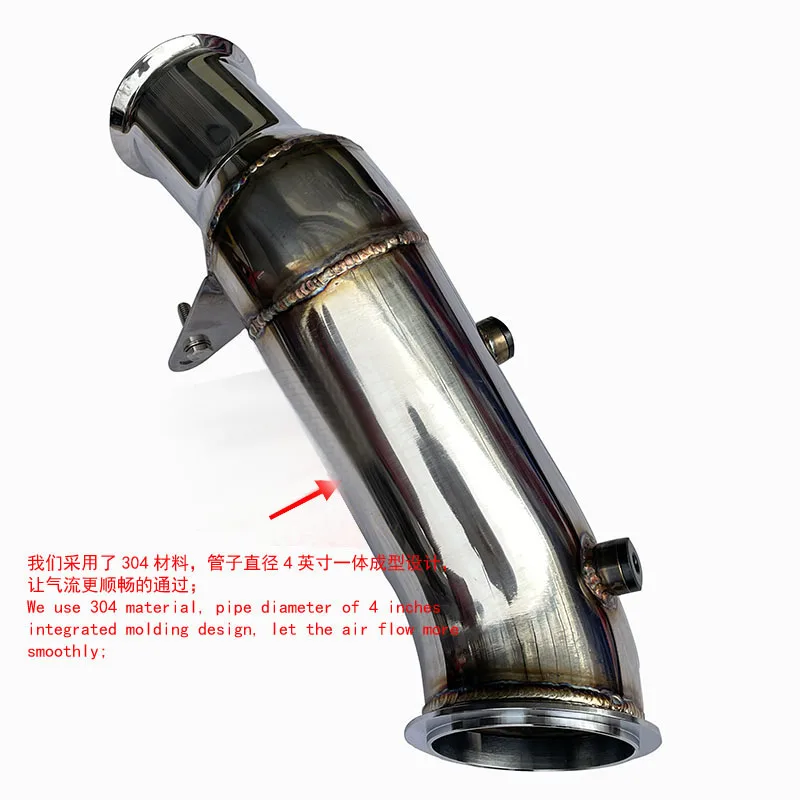 Turbo Downpipe Piping for M135i 335i 435i M235i N55 F30 F32 F20 F22 F23 F33 F36 2014-16 N55/B*W M2 14-18 M135Ix M235iX 435iX exhaust pipe tip,exhaust flex pipes