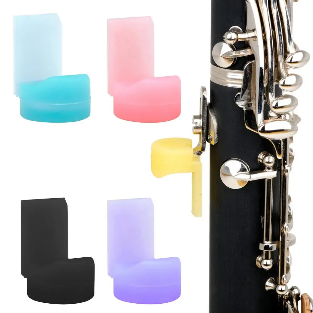 

5 Pcs/Set Colored Silicone Thumb Pads Professional Clarinet Thumb Protector Relieve Thumb Fatigue Clarinet Thumb Rest Pad