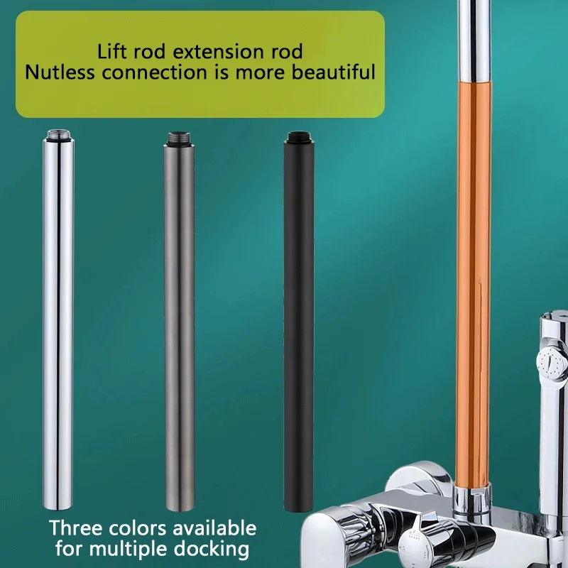 Shower Head Extender Extension Pipe Bathroom Accessories