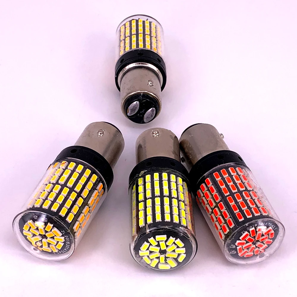 Ampoules LED Canbus 1156 BA15S / BAU15S / T20 - Clignotant Jaune, 2 Pièces, 21W, 1400lm - 4