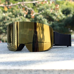 Enhanced Snowboard & Ski Goggles - Unisex UV 400 Protection with Anti - Fog Cylindrical Lens (I)