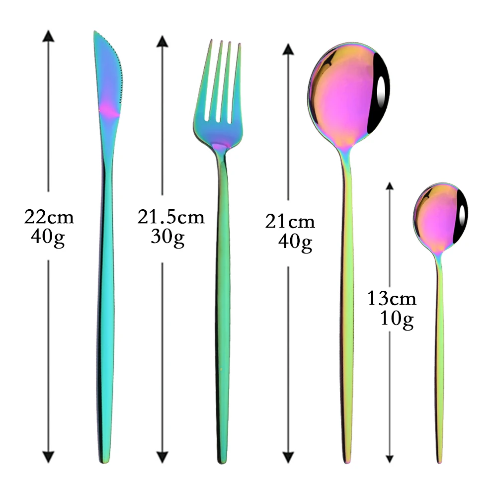 4Pcs Rainbow