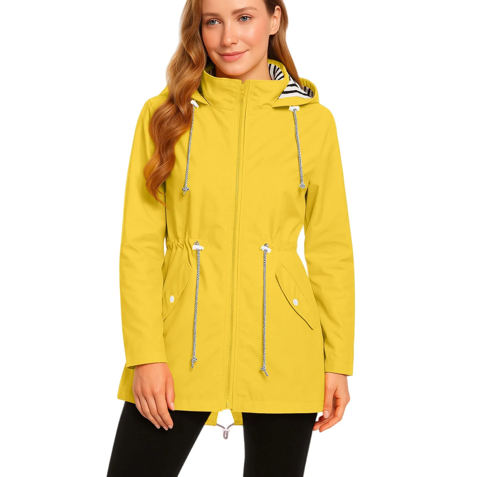 Ladies' Waterproof Long Raincoat – Perfect Gift