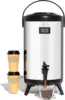 Insulated Beverage Dispenser-75 Cup Hot&Cold water Urn for Catering-Stainless Steel Premium 12 L/3.2 Gallon Hot Drink D 1