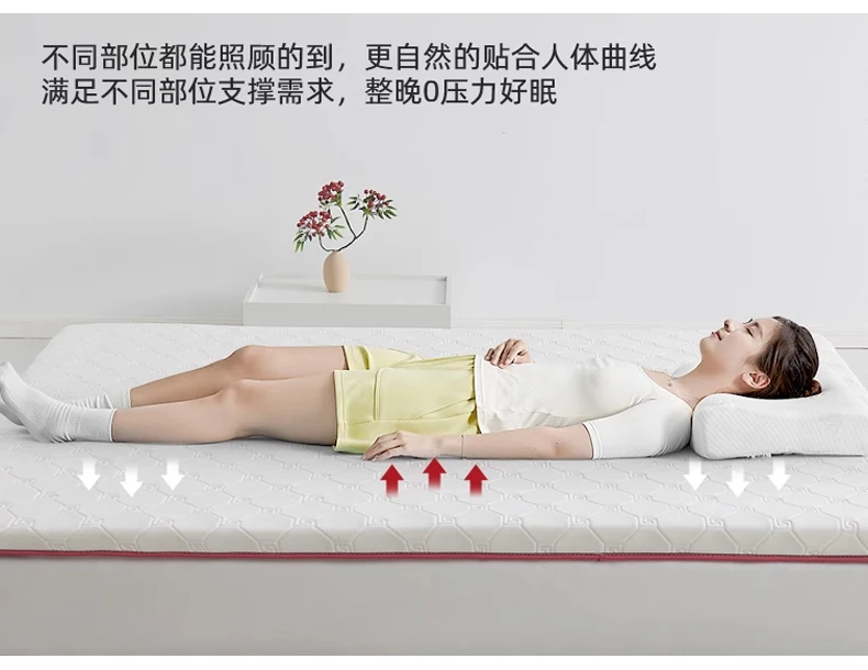 Description Picture 6 of itemNew Memory foam mattress elastic cushion home foldable comfortable Single tatami floor sleeping pad spring autumn soft mat