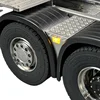 For 1/14 Tamiya RC Truck Metal Anti-skid Decoration Board with LED Lights Side Lamp for Benz Scania MAN Tamiya LESU WPL Tractor 1