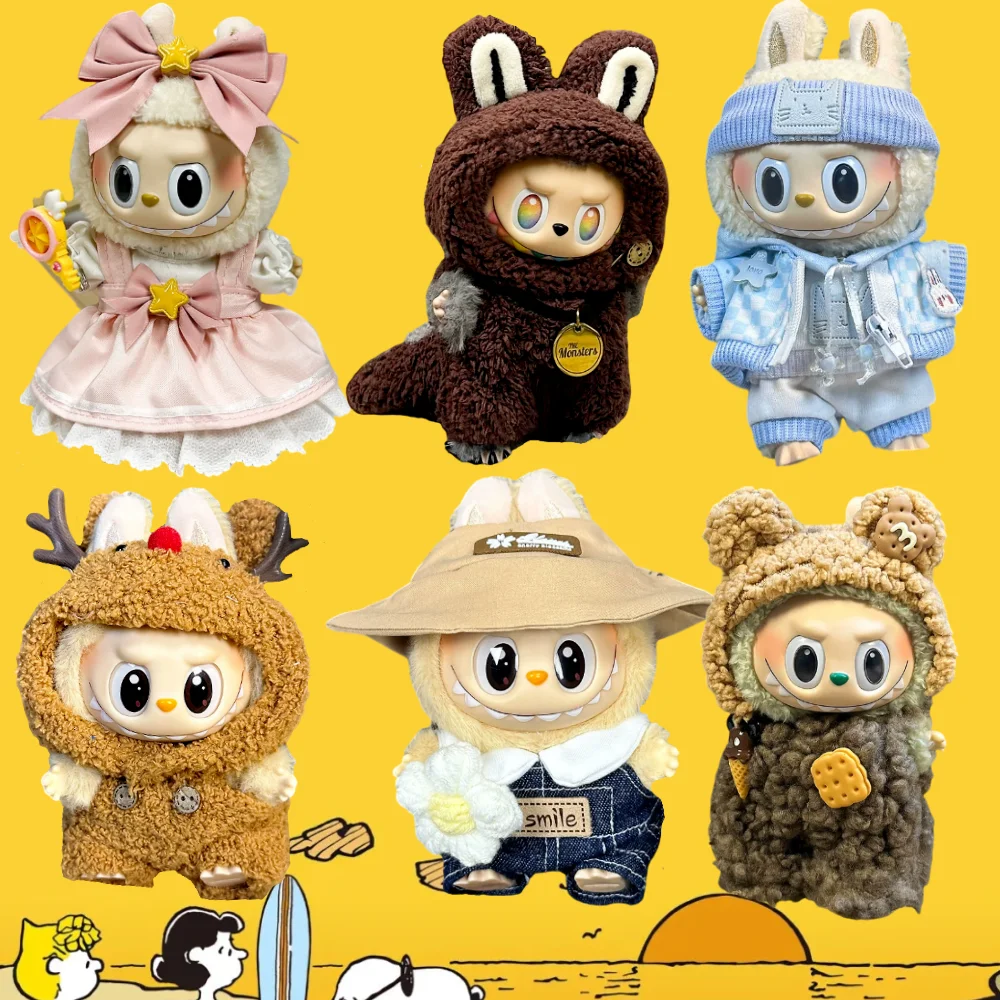 5 Piezas De Ropa Para Muñeca De 17 Cm – Conjunto Con Chubasquero, Falda, Gorro, Mochila Y Zapatos