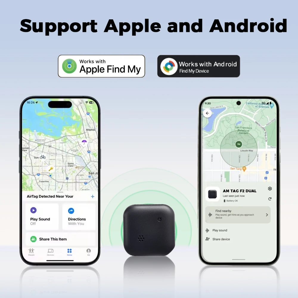 Pack of Bluetooth GPS Smart Trackers for Seamless Item Tracking and Loss Prevention