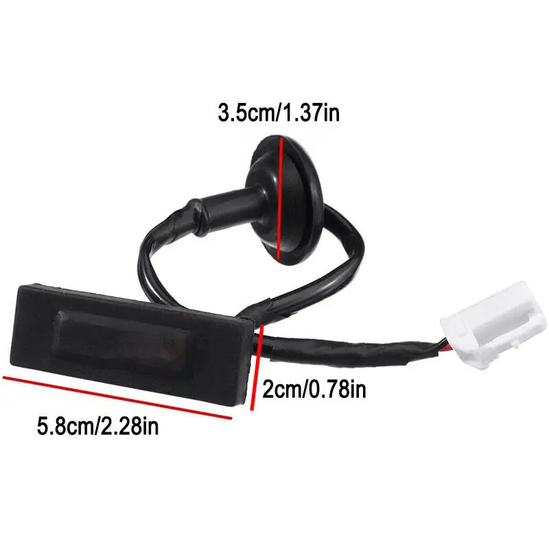 

1x New Car Tailgate Handle Switch Boot Release Fits For Hyundai I30 FD (2007-2011)/ For Kia For Rio Mk3 (2011-2017) #81260-1W220