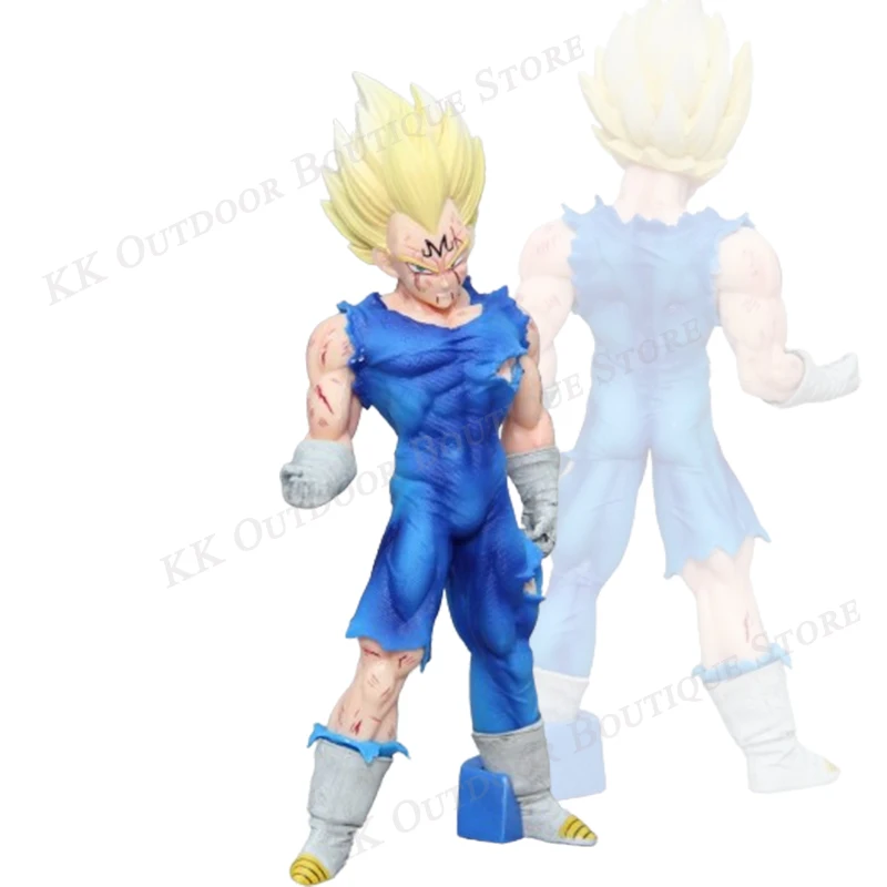 Dragon Ball Anime Vegeta Action Figures Sky Majin Vegeta Gk Action Figures Battle Damage Pvc Model Collection Ornamento Giocattoli Regalo