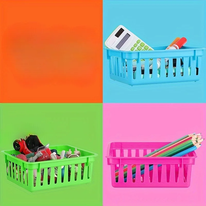 Cestino portaoggetti colorato per ufficio - immagine 5