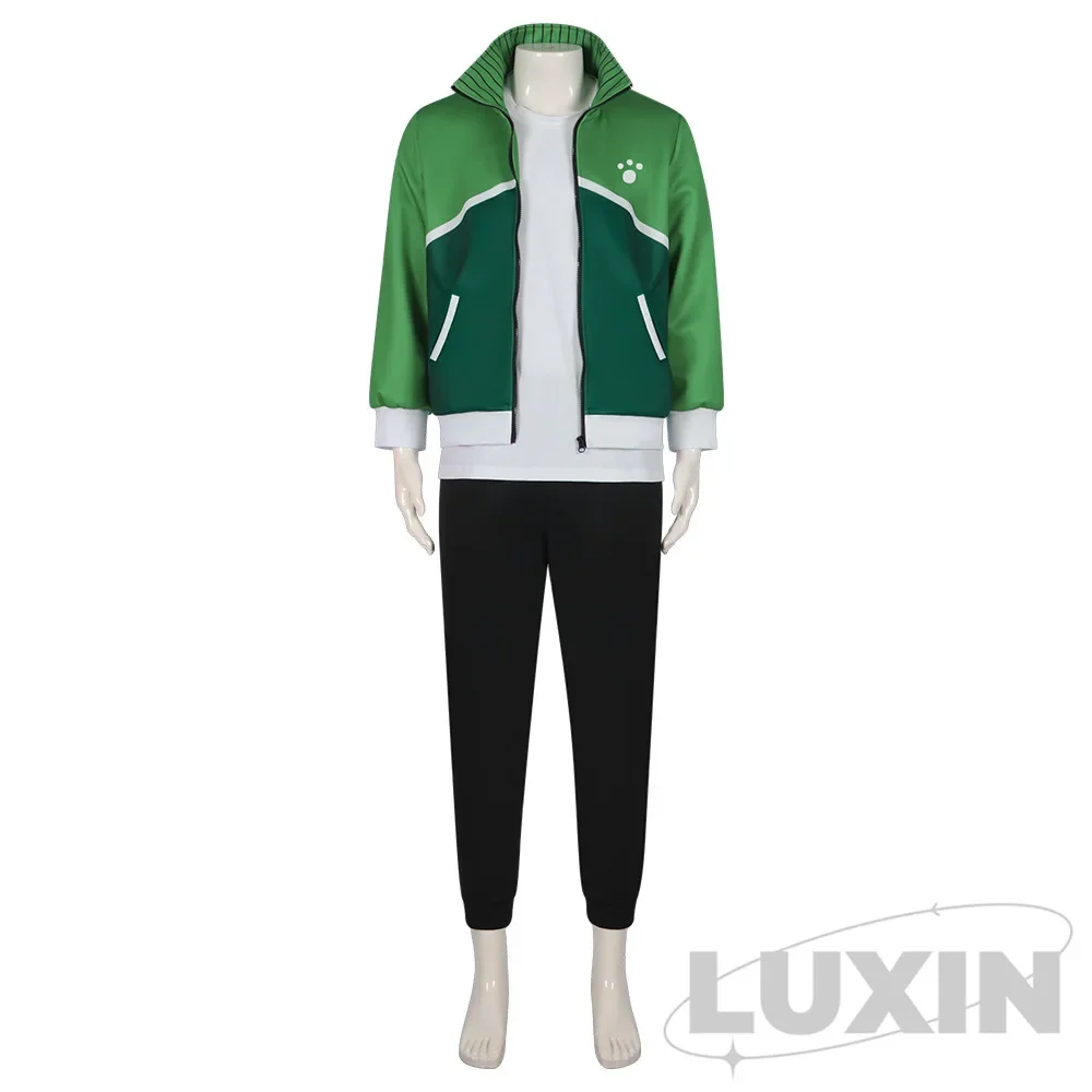 

Zom 100 Shizuka Mikazuki Tendo Teru Cosplay Costumes Uniform Wig Set Halloween Party Outfit for Men Baseball Jacket Long Coat