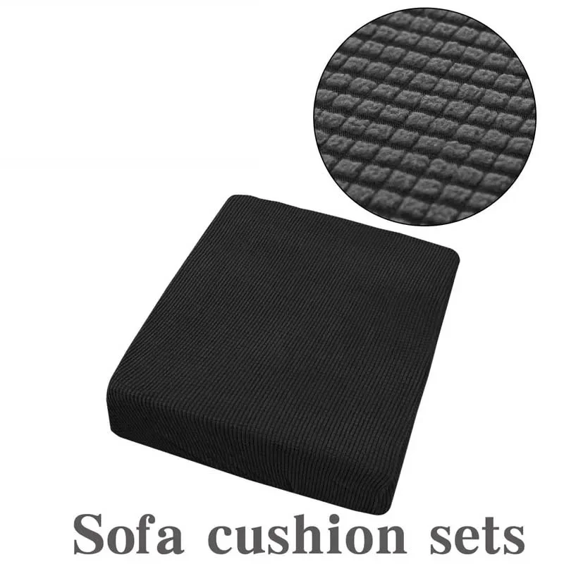 thumbnail image 1 of Funda de cojín elástica para sofá, protector de muebles, forro polar, licra, lavable, reversible, extraíble, funda para sofá, 1 of 5