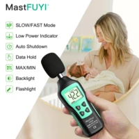 MASTFUYI FY826B Noise Meter Digital Sound Level Audio Sonometro Measuring Meter Audio Level 30-130dB Decibel Meter Portable 1